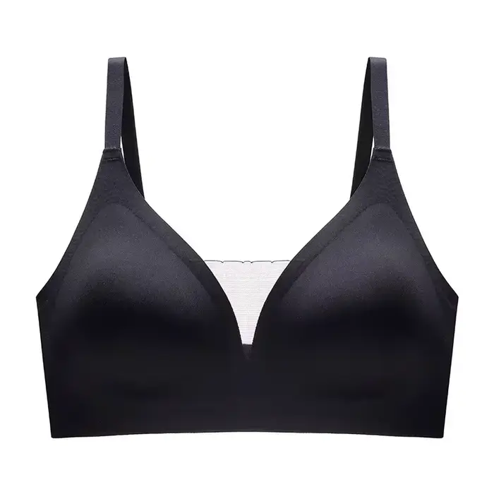 Soutien-gorge Sexy en Latex sans couture, sans armatures, Push Up, haut tubulaire, Bralette, sous-vê