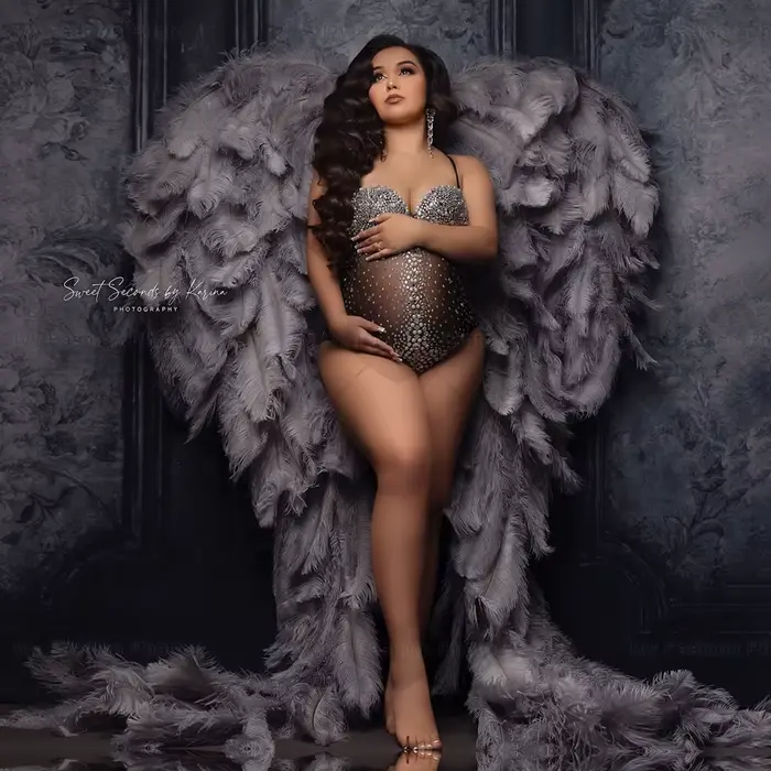 Sexy tehotenská kombinéza s vysokou elasticitou