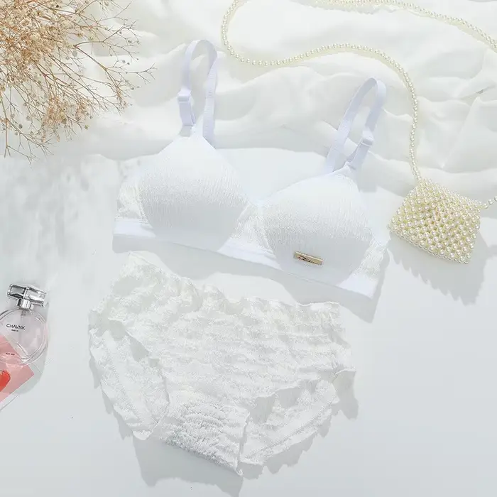Dámske športové podprsenky Set spodná bielizeň Wireless Bralette High Sexy nízky pás nohavičky bezšvíkové žena sada spodná bielizeň intímny spánok