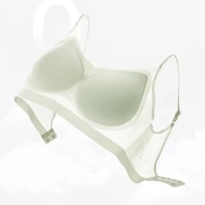 Soutien-gorge sans fil en soie glacée fine style coréen, anti-choc, sans traces, sans coutures, anti-affaissement, lingerie pour femme, yoga
