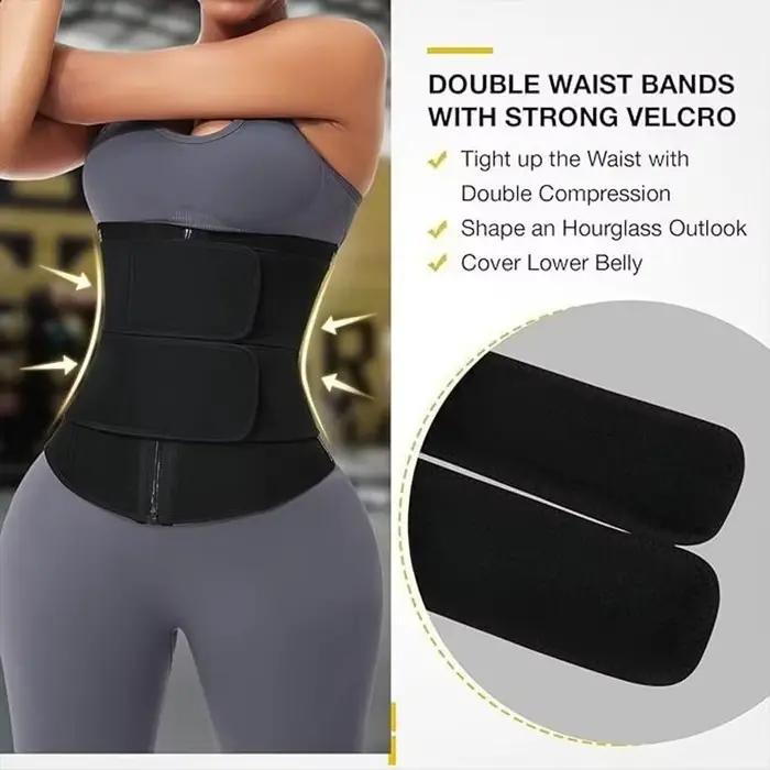 1pc Pás tréner chudnutie telo Shaper Fitness opasok chudnutie spaľovanie tukov športový opasok pot kosačka školenia Shapewear
