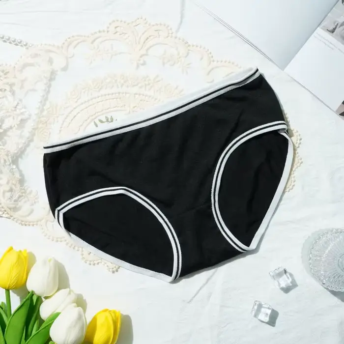 Dámske spodná bielizeň nohavičky Sexy roztomilé pohodlné ľahké priedušné jednofarebné nohavičky pre nestoudné ženy