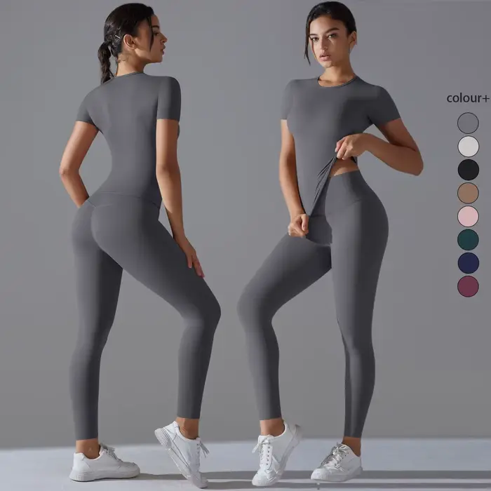 Štýlový moderný fitness jóga athleisure dámsky športový oblek pre jogu a fitness