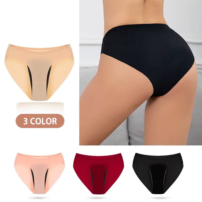 Bezšvíkové vysoké absorpcie elastan a Nylon menštruačné nohavičky pre voľné a pohodlné ženy každodenné a špeciálne príležitosti