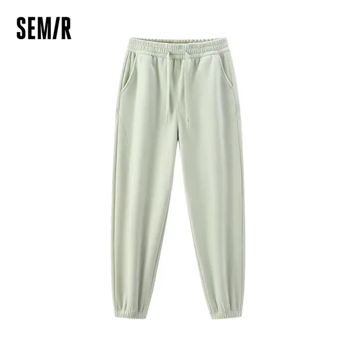 Semir pantalons décontractés femmes hiver polaire antistatique panneaux amples revers pantalons long