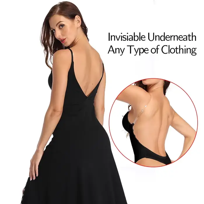 Nylon a elastan backless body s integrovanou podprsenkou pre ženy bezšvíkové opláštenie podporný model pre podporu tela a pasu zjemnenie špeciálne príležitosti a denne