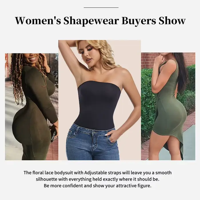 Sexy bez ramienok polyamid trikot pre ženy, body shaper miss moly, pevné pohodlie a perfektné fit, aby vaša postava, ideálny pre večierky, romantické schôdzky a profesionálne prezentácie
