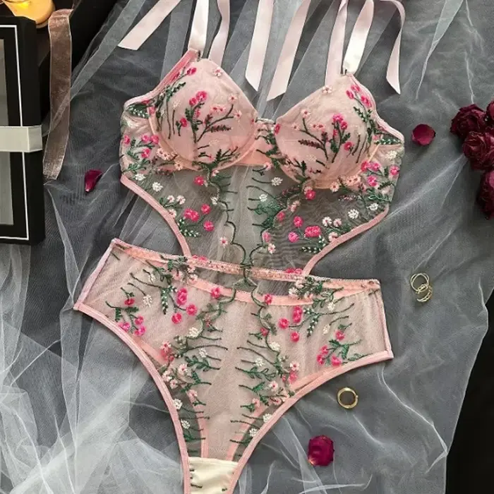 Toucheart Dámska bielizeň podprsenka a nohavičky set Sexy dámske oblečenie Súprava pre ženy
