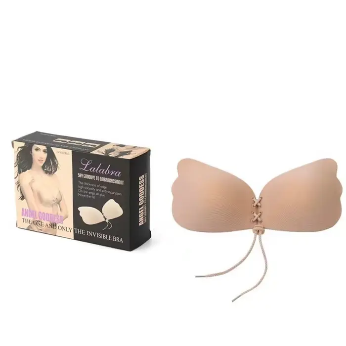 Bez ramienok prírodné silikónové push-up podprsenka pre ženy špeciálne príležitosti sexy a pohodlný výstrih