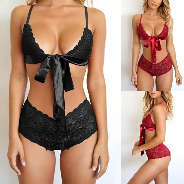Sexy spodná bielizeň z polyesterovej čipky pre ženy, elegantný a zmyselný štýl, ktorý ponúka pre špeciálne príležitosti