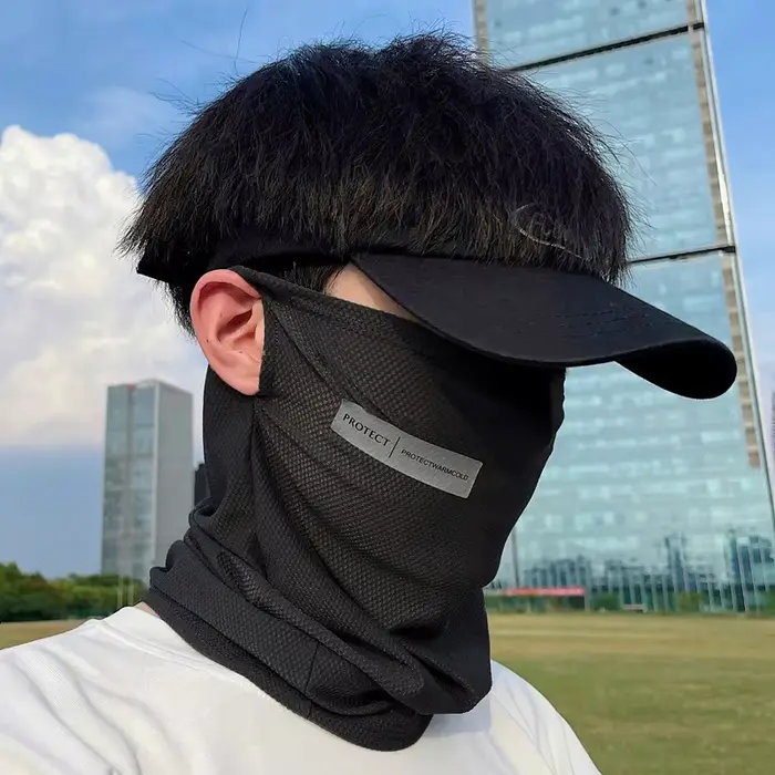 Letný hodvábny slnečný ochranný maskáč pre mužov a ženy