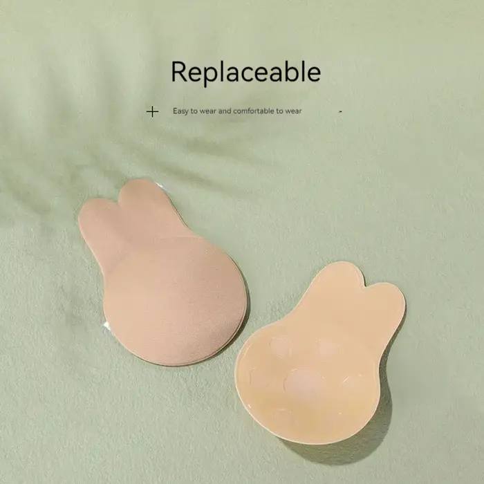Samolepiace silikónové podprsenky pre ženy, neviditeľný kryt podprsenky bez popruhov, opakovane použiteľný lepiaci pás, push-up podprsenky