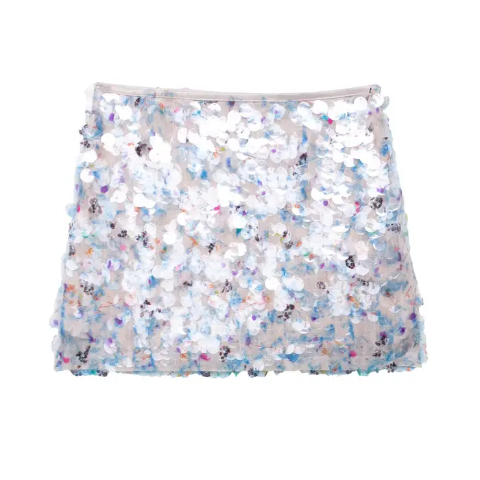 Mini sukňa Polyester Glitter Style Y2K pre ženy Letné príležitosti Módne štýlové ležérne Chic Pre Beach Holiday Festival večer