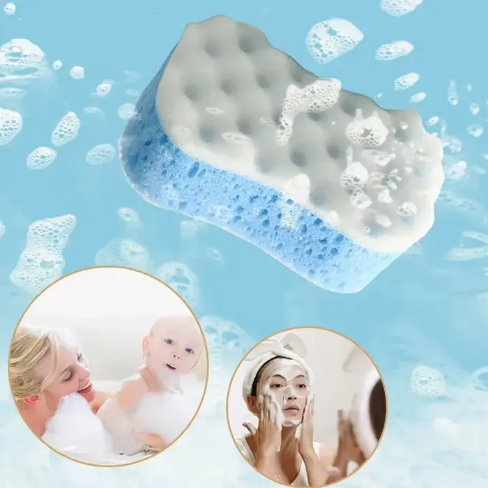 Mäkká kúpeľová hubka, Telový peeling, Masážna kefa, Rukavice, Čistič pokožky, Relaxácia, Exfoliácia, Starostlivosť o pleť, Sprchovací doplnok, 1/3 kusov