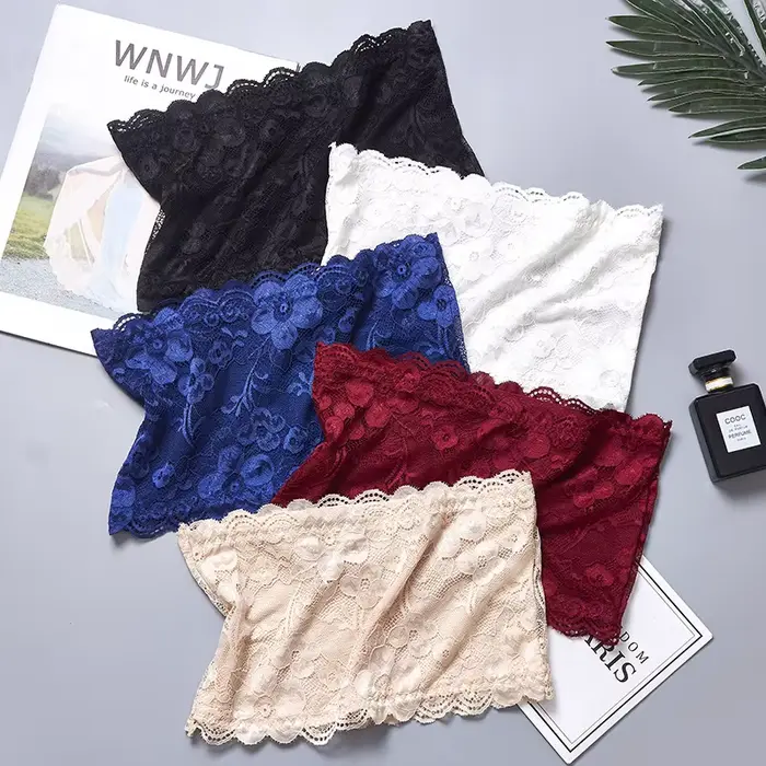Čipka bez ramienok Tubular Bustier pre elegantné ženy Špeciálne príležitosti