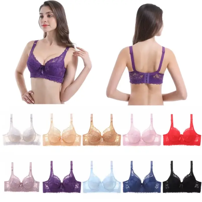sexy tri štvrtiny polyester podprsenka s čipkou kvety pre ženy drží perfektné špeciálne príležitosti
