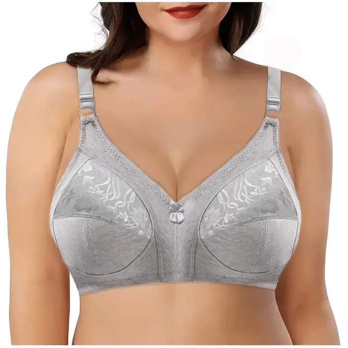 Plus Veľkosť Dámske Push Up Podprsenka, Plný kryt, D E F Beanie, bezšvíkové spodná bielizeň, Bavlna Bh 115E 110E 105E 100E 95E 90E85E C02