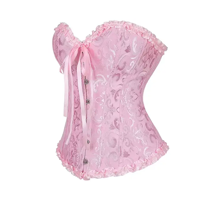 Ročník Jacquard korzet pre ženy, chudnutie Bustier overbust elegantné ponúknuť pre špeciálne príležitosti