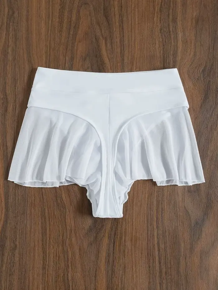 Mini brazílske nohavičky tanga s volánkami pre ženy, bikiny tangá, astronomické plavecké nohavice, sexy spodná bielizeň, kúpanie žien, nové, K4267