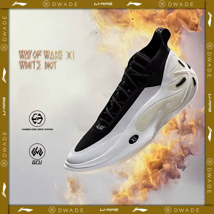 Li-Ning WAY OF WADE 11 WHITE HOT Profesionálne basketbalové topánky pre mužov