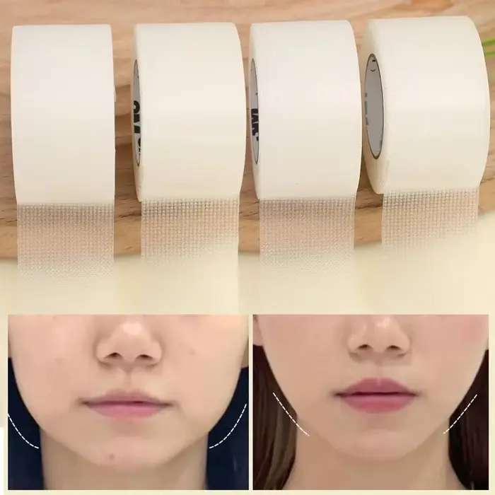 Nové 8 M/rolka PE páska na tvár priedušná profesionálna Cosplay make-up