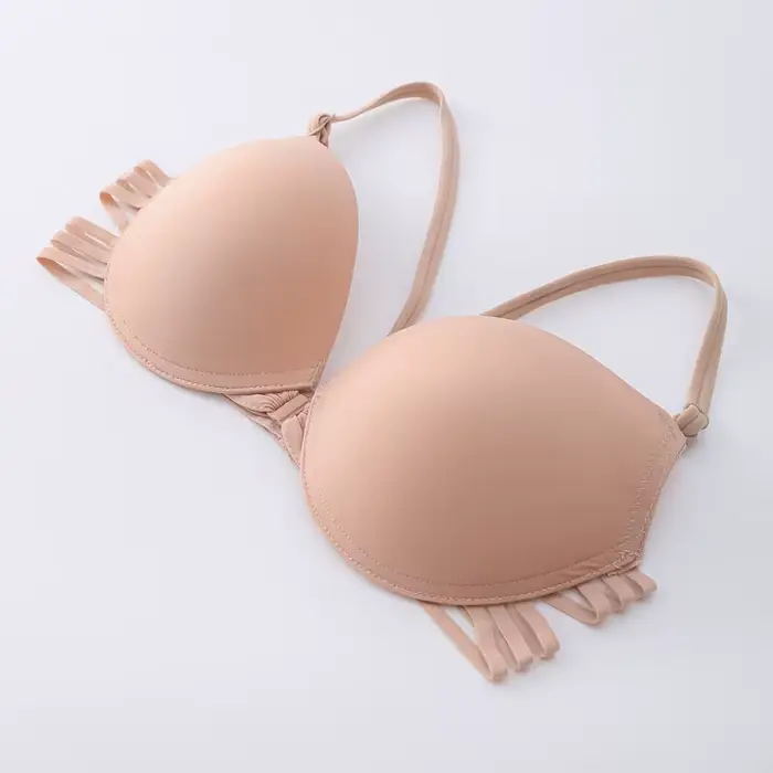 Spodná bielizeň neviditeľná sexy podprsenka s nastaviteľnými popruhmi pre špeciálne príležitosti pre ženy