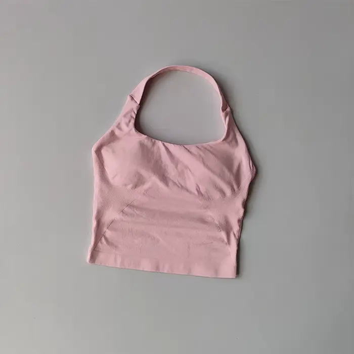 Dámska bezšvová športová podprsenka, Cross Back, Polyester, Rýchle sušenie, Fitness, Jóga, Beh, Štýlový športový tréning