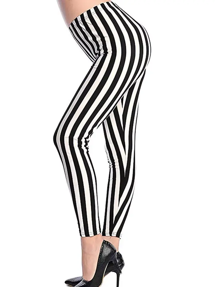 CUHAKCI Graffiti Leggings imprimé fleuri Leggins pour femmes Leggings pied-de-poule vente élastique 
