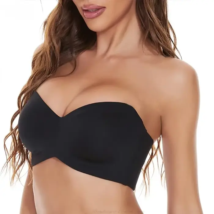 Soutien-gorge bandeau convertible sans bretelles antidérapant pour femmes taille B-G soutien complet invisible à armatures occassions spéciales jours quotidiens