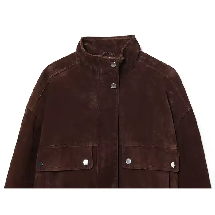 Vestes d'automne pour femmes, nouvelle mode, grande poche, élégantes, amples et chaudes, manteaux Ch