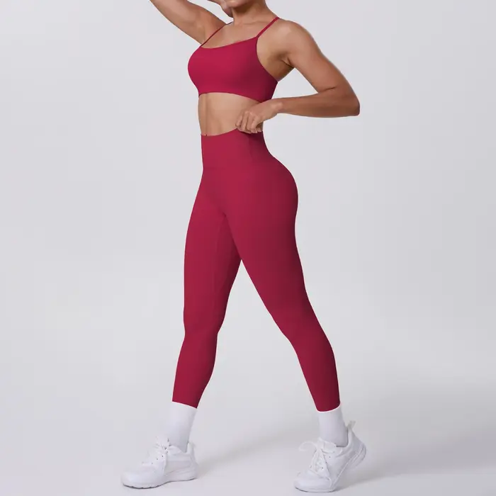 Costume de Yoga ensemble de sport gymnastique sans couture soutien-gorge de sport à fort Impact femm