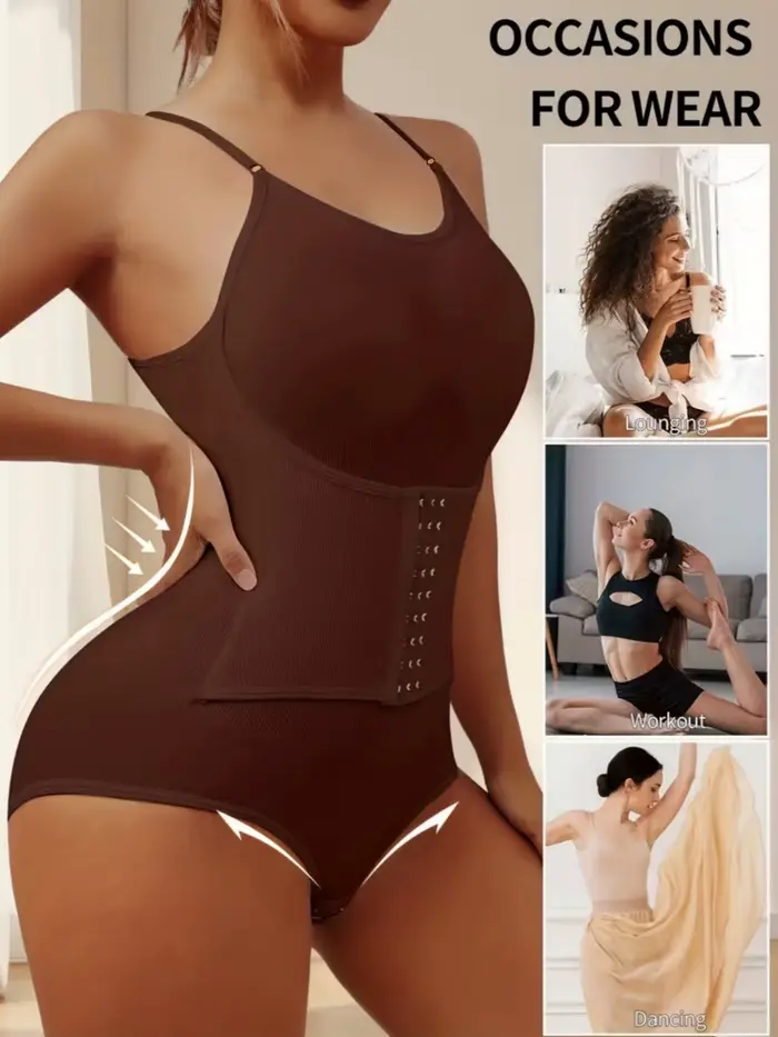 Jednofarebný tvarovací body pre ženy — Spevňujúci pás na ploché brucho