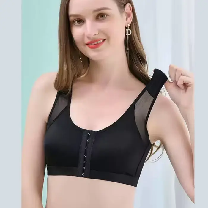 Podprsenka pre ženy s predným zapínaním Push Up Sexy dámska športová bielizeň tielko prilákať hrudník sťahovacia