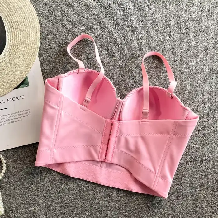 Novinka pre ženy Bustier podprsenka 2025 módne leto pevná nastaviteľná ramienka Push up Bralet Sexy oblečenie nočný klub tielko topy