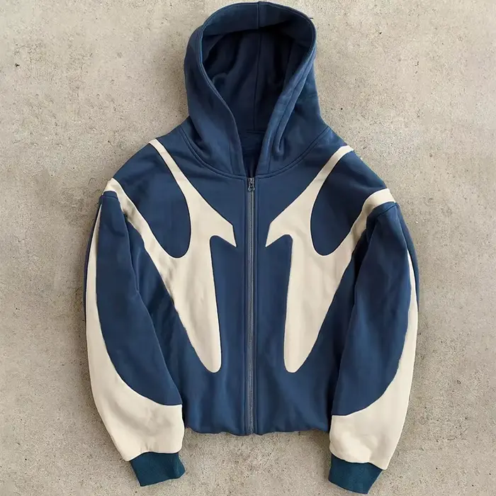 Sweat à capuche rétro Y2K en polyester pour femmes, mode Harajuku, design géométrique, streetwear, saison automne-hiver