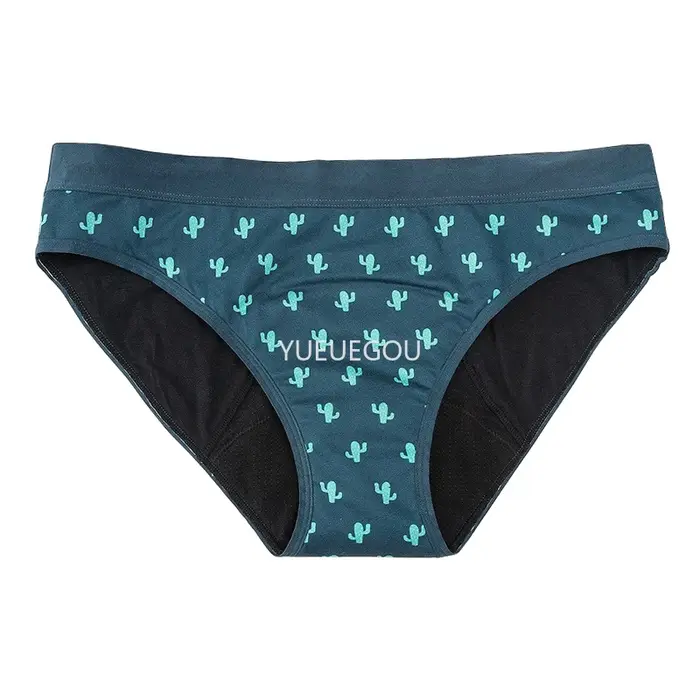Sous-vêtements menstruels pour adolescents et femmes – Slip en coton étanche à 4 couches pour un déb