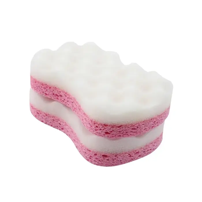 Nová mäkká kúpeľová hubka, masážna kefa na telo, žinenka, exfoliátor pokožky, relaxačná sprchová starostlivosť.
