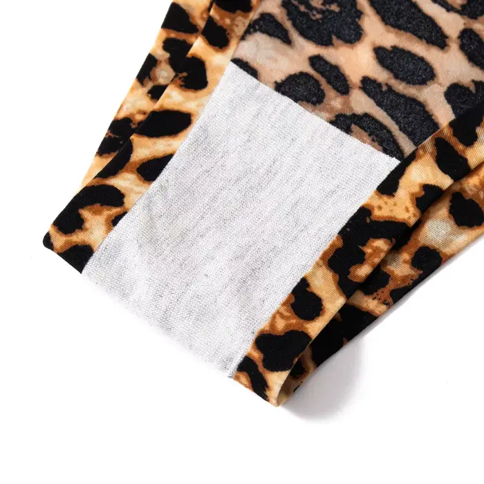 WarmSteps InDispensSexy-Bikini Tanga Leopard pre ženy, bezšvové spodné prádlo, priedušné bavlnené nohavičky, spodná bielizeň na Inseam