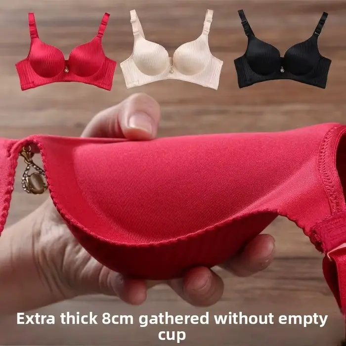 Ultra-pohodlná push-up podprsenka so zdvíhacími vankúšikmi 8 cm