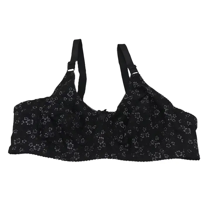 Impression confortable coton soutiens-gorge pour femmes Push Up soutien-gorge à armatures avec cerce