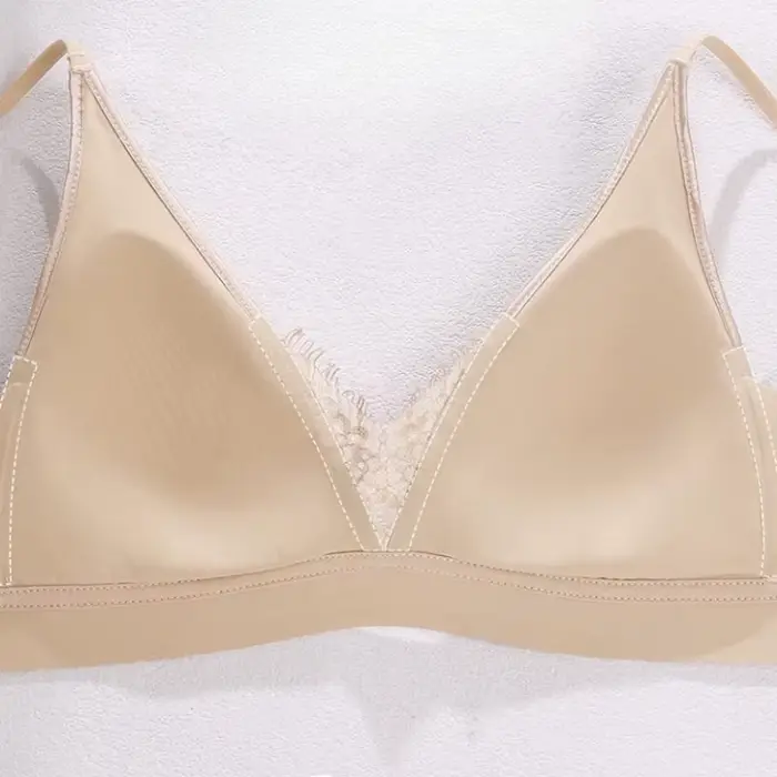 Elegantná francúzska podprsenka bez kostic, luxusná spodná bielizeň v saténe, bralette pre malý hrudník, jemná letná podprsenka v čipke, elegantná a pohodlná bralette