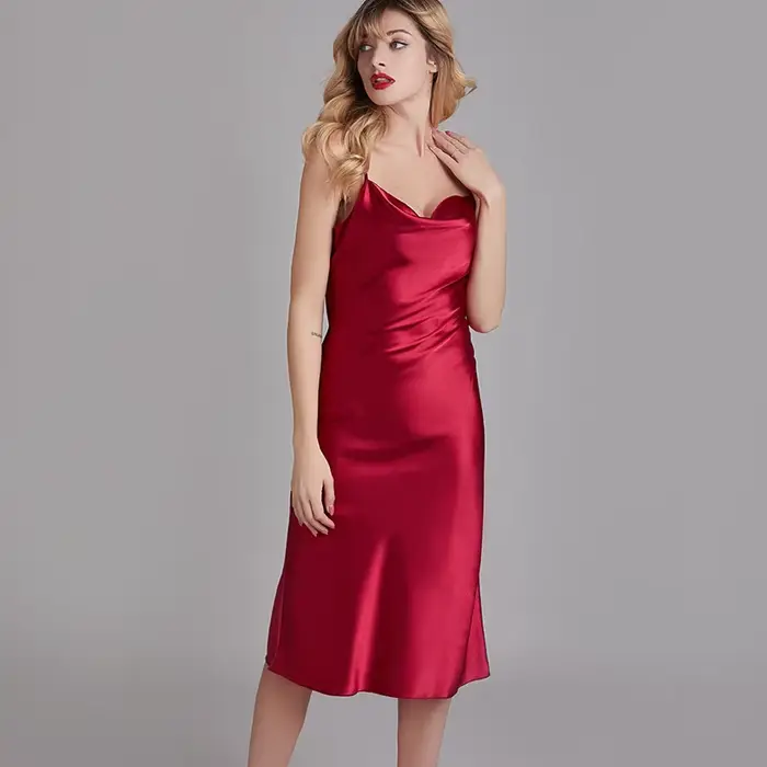 Silky saténová nočná košeľa pre ženy, špagety popruhy, letné nočné oblečenie, biele nočné oblečenie, span šaty pre domácnosť, InDispensSpodné prádlo, nové