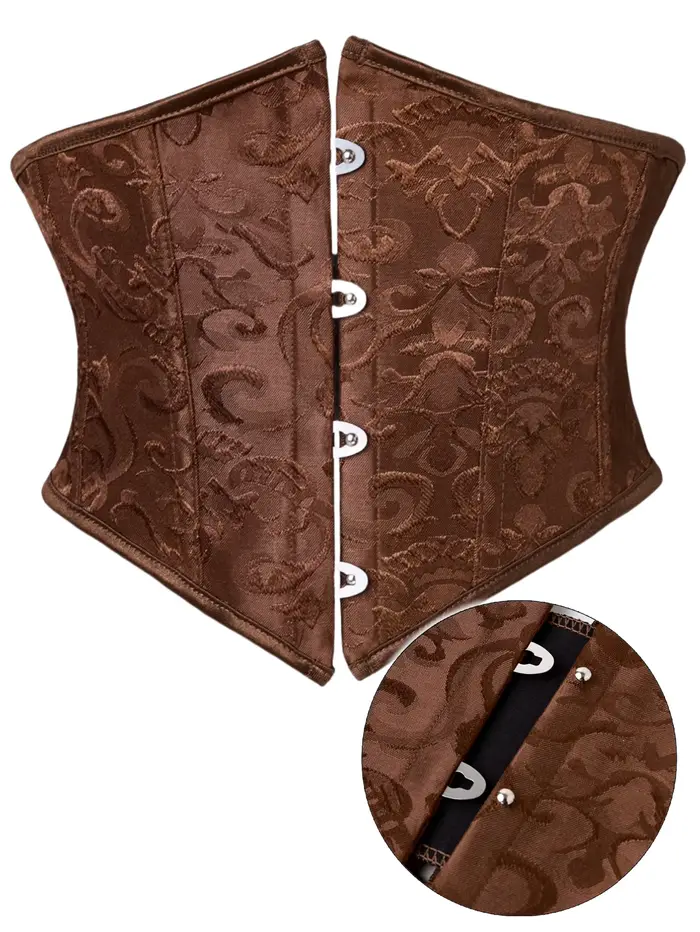 Corset tricoté en polyester et élasthanne pour femmes, style rétro, contrôle du ventre, correction de la posture, tous les jours