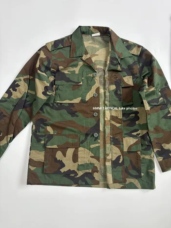 Costume camouflage BDU pour hommes, résistant à l'usure, vêtements d'entraînement en plein air, M81 