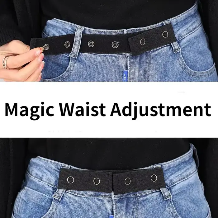 Ceinture artificiel astique Invisible pour Homme et Femme, Accessoire pour Jeans, 6 000 Ajustables, 
