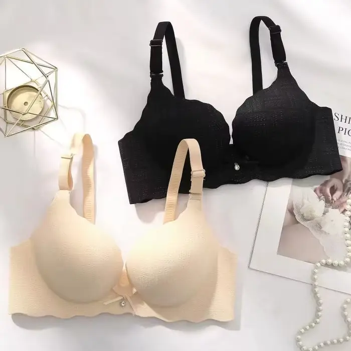Push-up zahustená podprsenka pre malé prsia nylon a elastan bezdrôtové podprsenky a nohavičky pre ženy špeciálne príležitosti