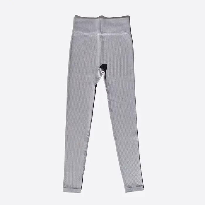 Nouveau pantalon de Yoga côtelé sans couture taille haute Leggings de gymnastique Sport femmes Fitne