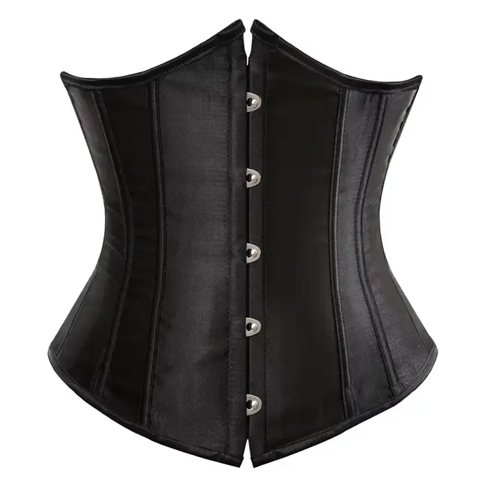 Pás zoštíhľujúci pod prsným korzetom, ženské telo vyrezávanie Bustier, čipka-up Steampunk korzet, opasok podporu pása