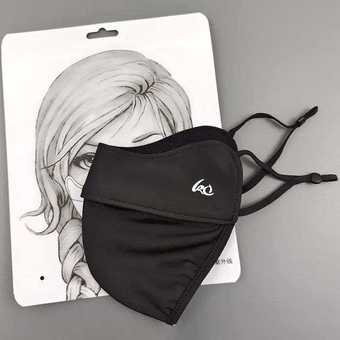 Nouveau Voile de Protection Solaire Fin 2025 en Soie Glacée pour le Visage, Masque d'Été, Protection