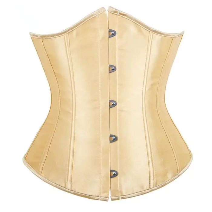 Pás zoštíhľujúci pod prsným korzetom, ženské telo vyrezávanie Bustier, čipka-up Steampunk korzet, opasok podporu pása